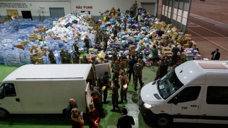 doações na Base Aérea de Brasília