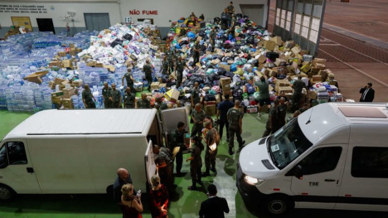 doações na Base Aérea de Brasília
