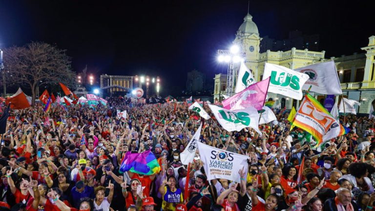 Comício de Lula em Belo Horizonte