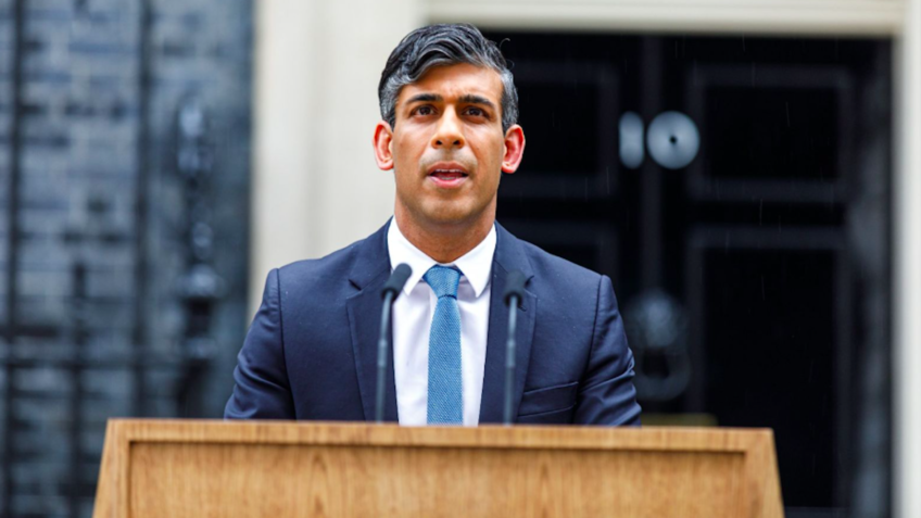 Sunak durante discurso