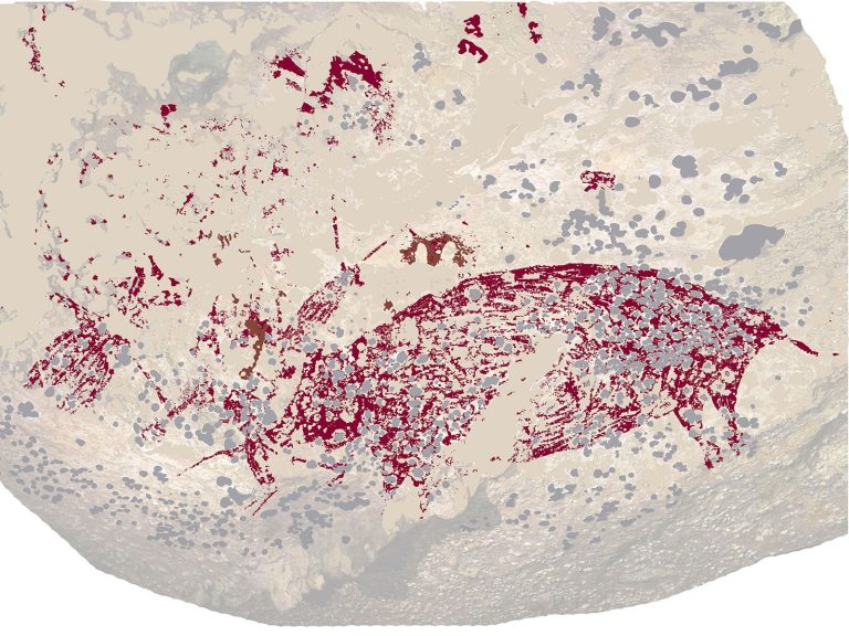 Индонезийская наскальная живопись — древнейший известный способ визуального повествования