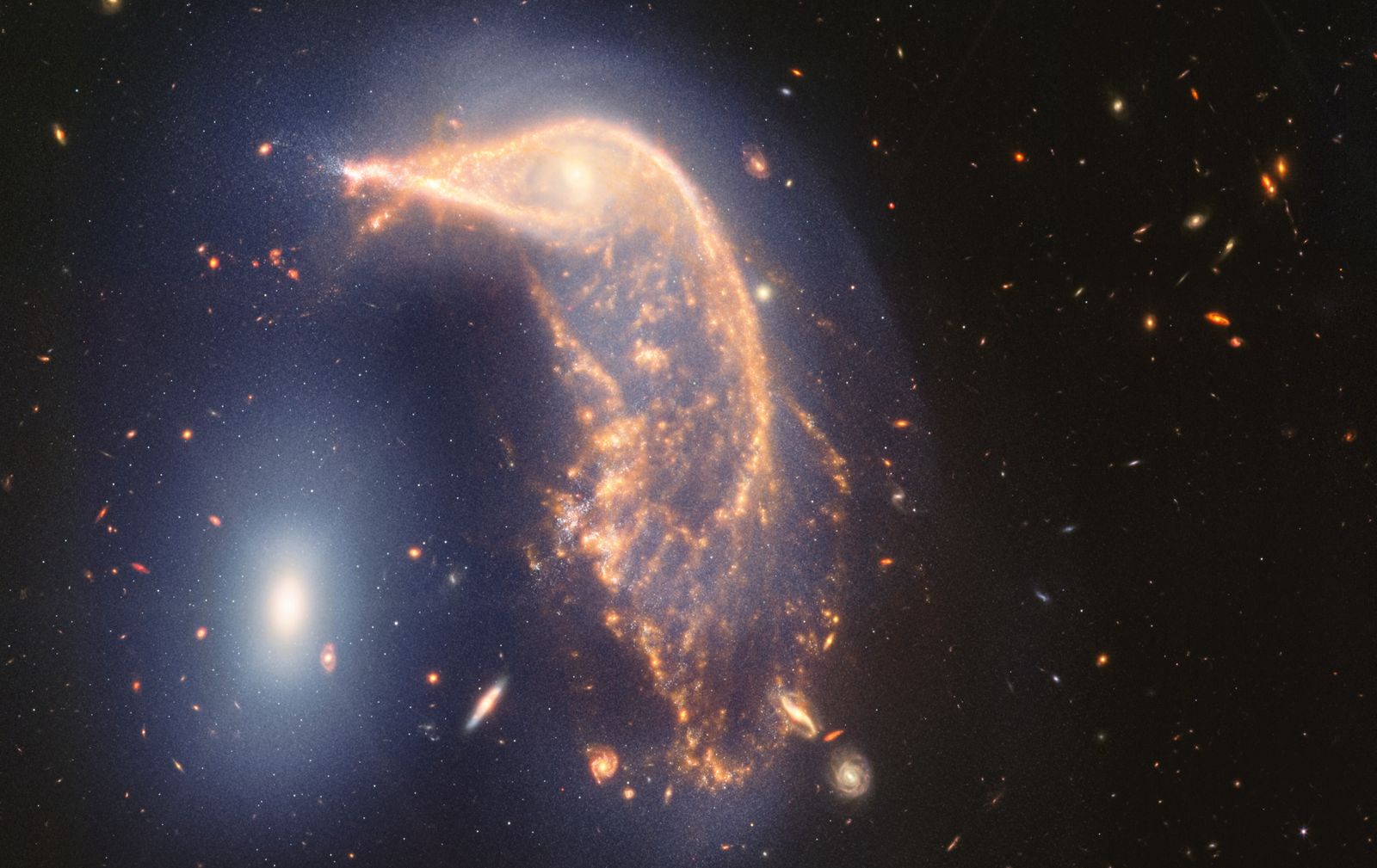 На новейшем изображении Джеймса Уэбба изображен гигантский пингвин и яйцо