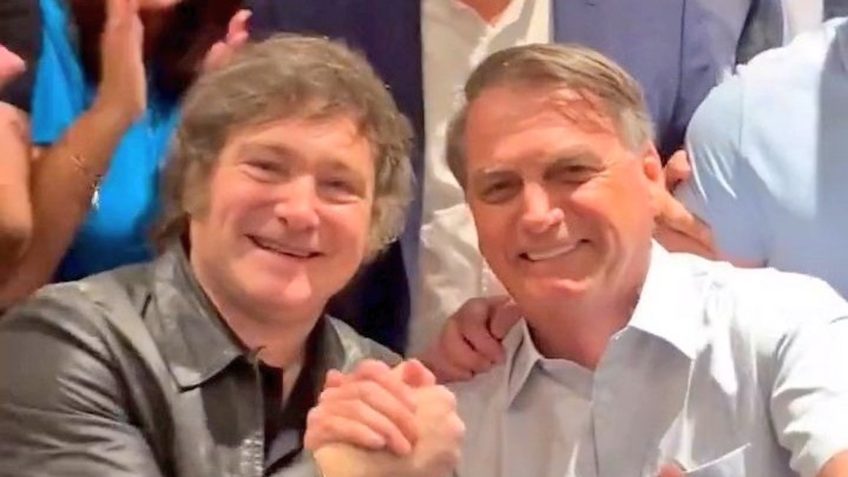 Javier Milei e Jair Bolsonaro