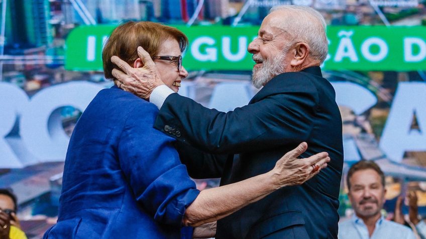 Lula e Margarida Salomão em Juiz de Fora