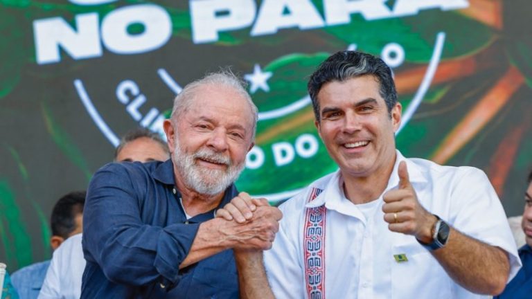 O presidente Lula e o governador do Pará