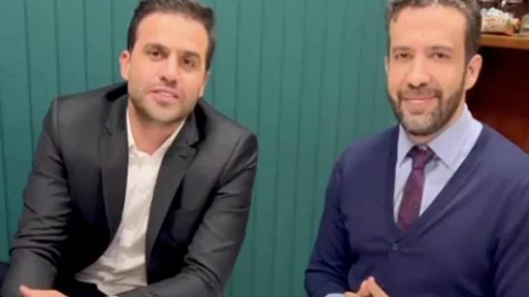 Pablo Marçal e André Janones