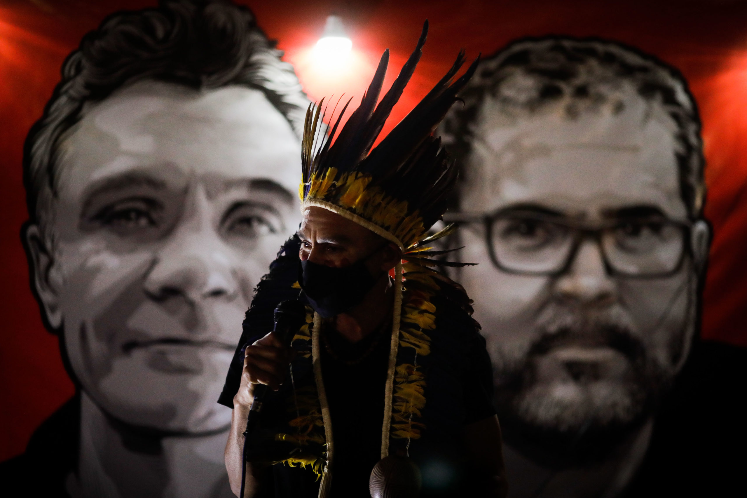 Protesto pela morte de Bruno e Dom