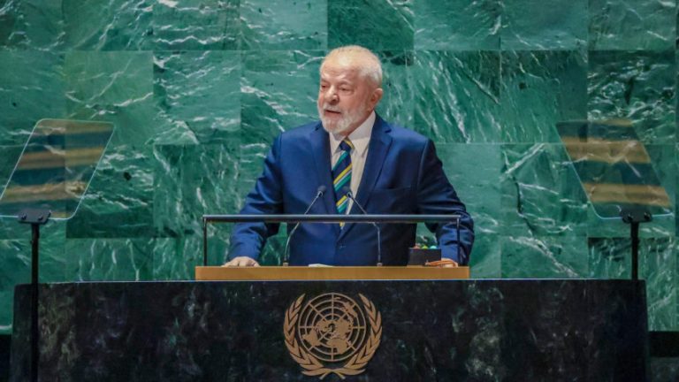 Lula em discurso na ONU
