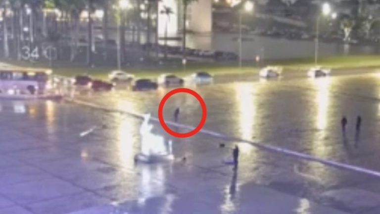 Imagens do STF mostram ação de homem-bomba na Praça dos Três Poderes