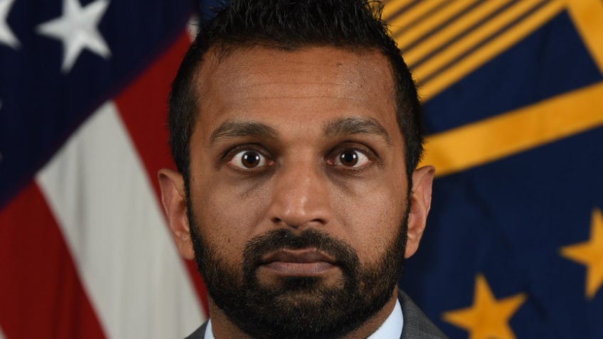 Mr. Kash Patel, Chief of Staff Secretary of Defense, poses for his official portrait in the Army portrait studio at the Pentagon in Arlington, Virginia, Nov. 17, 2020. (U.S. Army photo by Sgt. Keisha Brown)