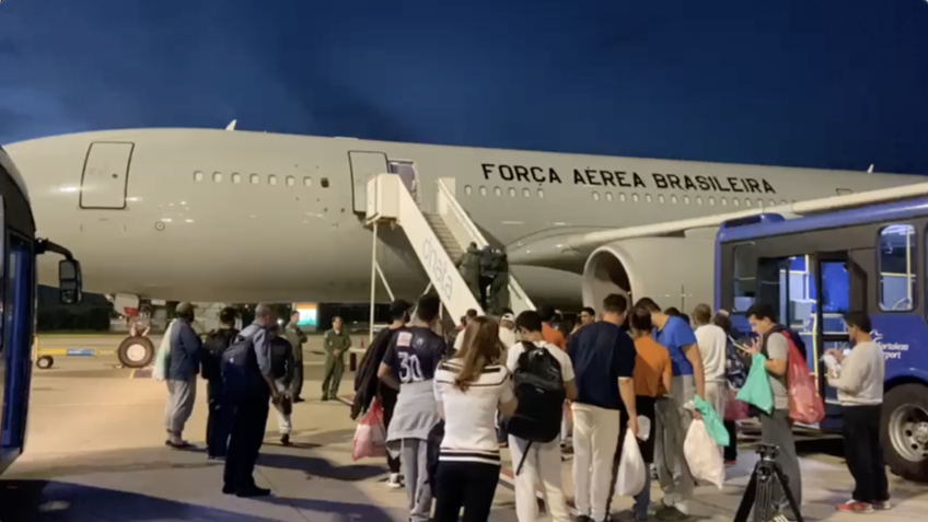 Repatriados em Fortaleza