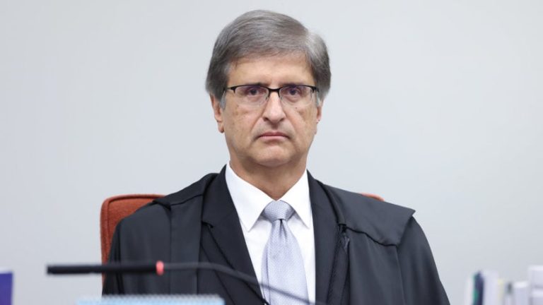 O procurador-geral da República, Paulo Gonet, durante sua manifestação no julgamento