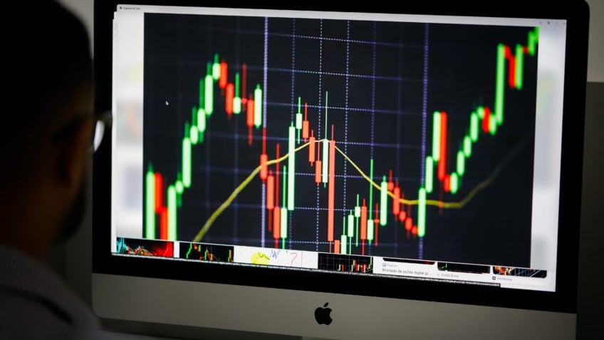Trading, bolsa de valores, gráfico