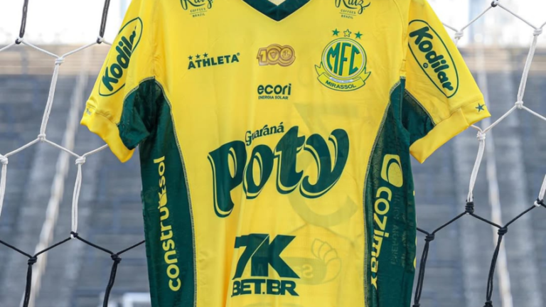 As reformas estão em fase final e tem como objetivo atender aos requisitos para a competição e melhorar a experiência de torcedores, jogadores e imprensa; na imagem, a camisa Mirassol