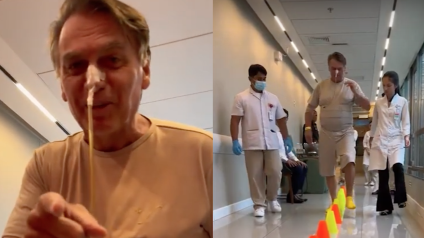 O ex-presidente segue realizando sessões de fisioterapia motora e, por recomendação médica, mantém visitas restritas