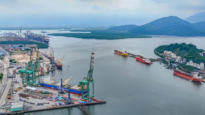 Уведомление о правительстве SP-республики о туннеле Santos-Guarujá