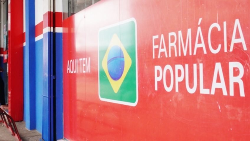 Fachada de drogaria cadastrada no Farmácia Popular