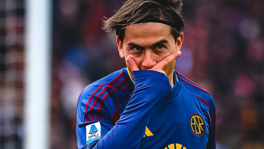 O Campeonato Italiano terá 5 opções de transmissão no Brasil; Dybala, jogador da Roma, time do campeonato italiano