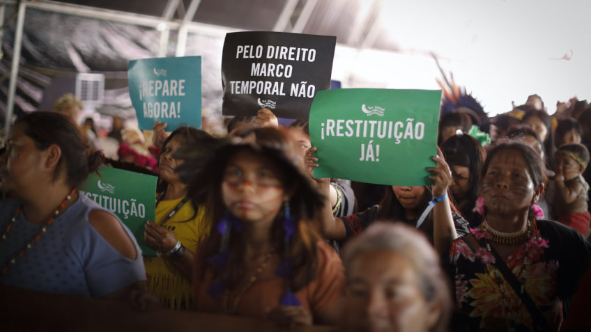 Женский марш коренных народов надеется собрать 5000 в Бразилии