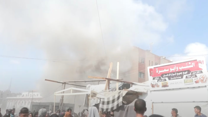 Ракета Израиля поражает журналистов в Газе; смотреть