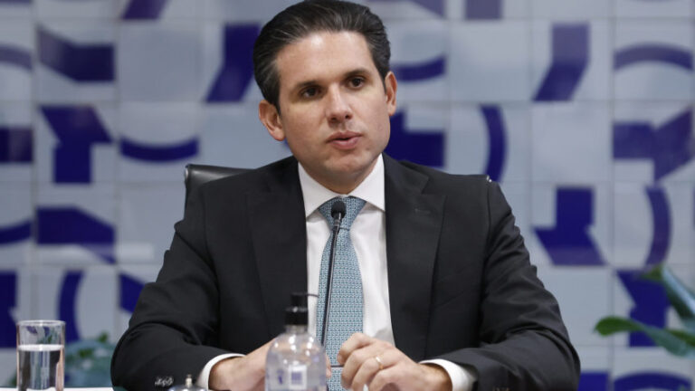 O presidente da Câmara dos Deputados, Hugo Motta