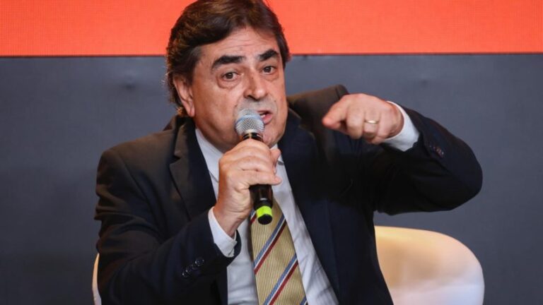 O deputado Domingos Sávio participou do painel "A importância da adoção de uma agenda legislativa para endurecer regras e fiscalização", realizado pelo ICL, na 4ª feira (3.dez.2025)