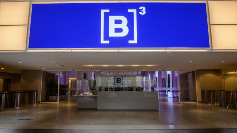 Fachada da sede da B3 (Bolsa de Valores de São Paulo)