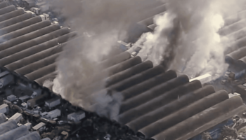 Пожар произошел на складе Ceasa в Ираха, Рио