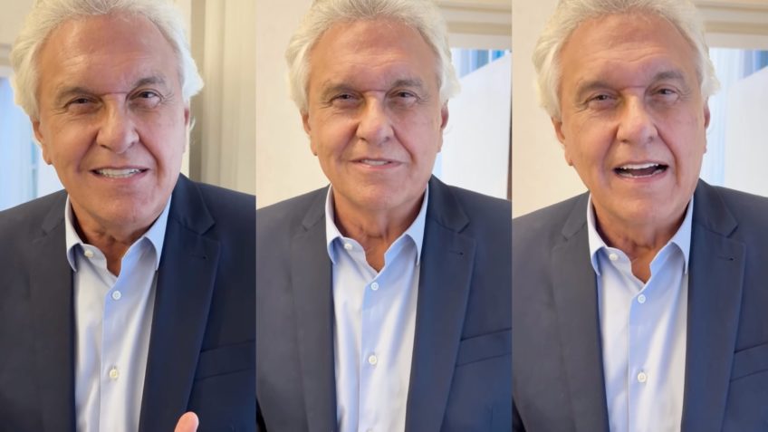 Caiado publicou um vídeo para rebater as declarações de Lula