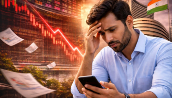 Sensex падает, акции компаний малой капитализации упали на 18% от пика, рупия на 20 лакхов рупий потеряна; Радхика Гупта советует сохранять спокойствие на фоне распродаж