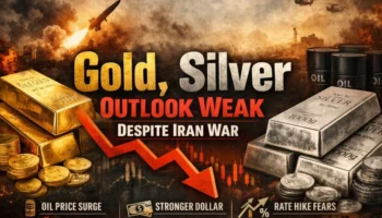 Конфликт в Западной Азии волнует недостаточно: война с Ираном подталкивает нефть вверх, но ограничивает рост золота и серебра