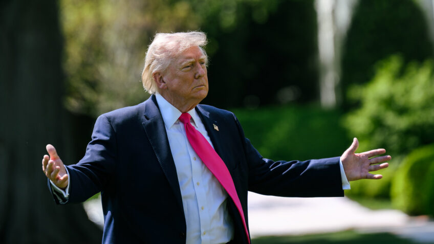 O presidente dos Estados Unidos, Donald Trump (republicano)