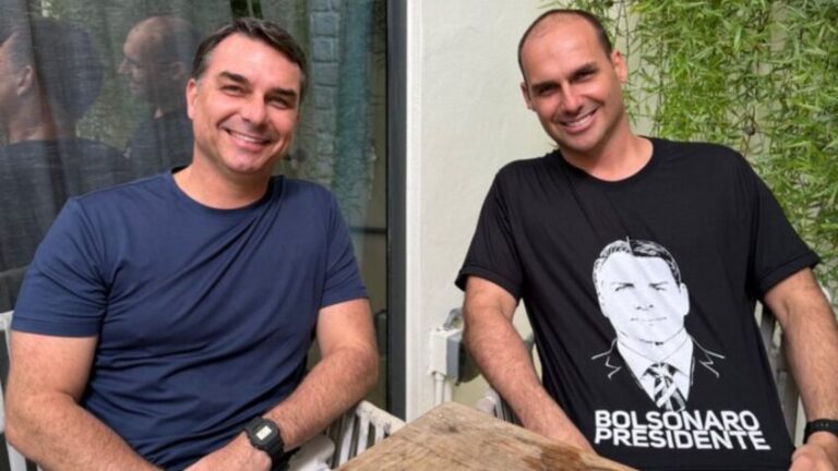 flávio e eduardo bolsonaro