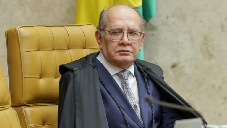 O ministro Gilmar Mendes em sessão plenária do STF na 5ª feira (23.abr.2026)