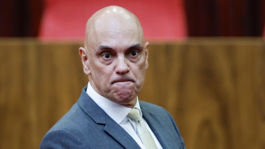 O ministro do STF Alexandre de Moraes, que presidiu o TSE nas eleições de 2022