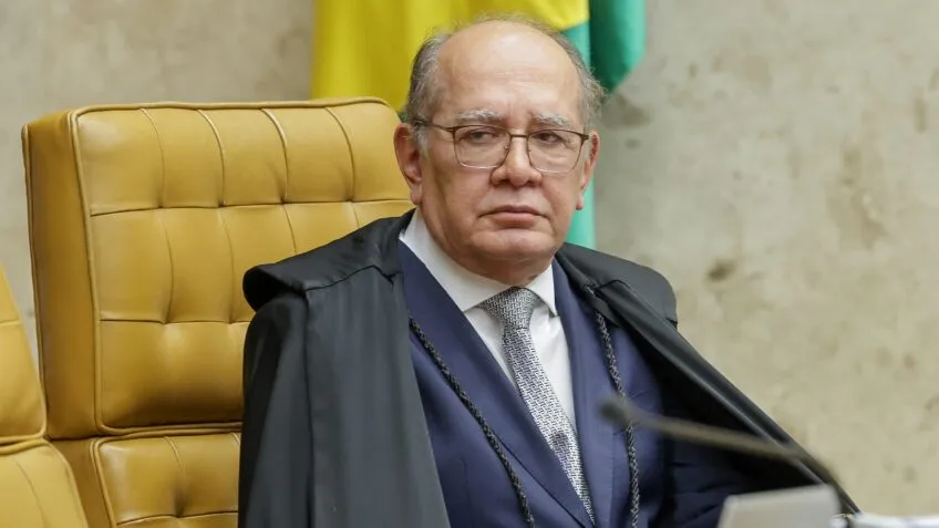 O ministro Gilmar Mendes em sessão plenária do STF na 5ª feira (23.abr.2026)