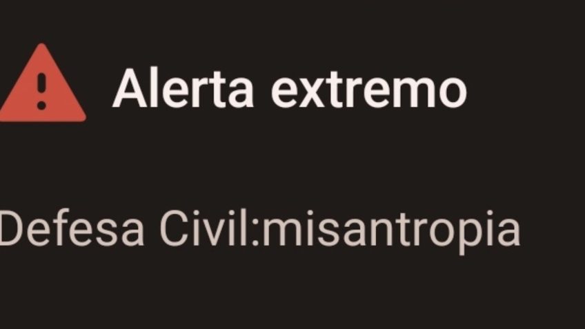 Na imagem, screenshot do alerta recebido por moradores do Distrito Federal neste sábado (20.jun)