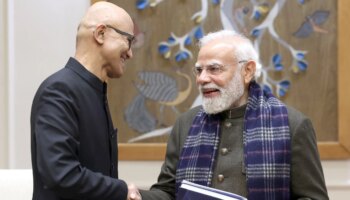 Премьер-министр Моди заслужил похвалу от Кука из Apple и Наделлы из Microsoft за трансформацию Индии