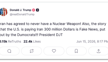 Трамп заявил, что Иран согласился никогда не иметь ядерного оружия