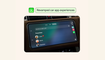 WhatsApp представляет обновленную версию CarPlay, настройку учетной записи iPad и другие обновления