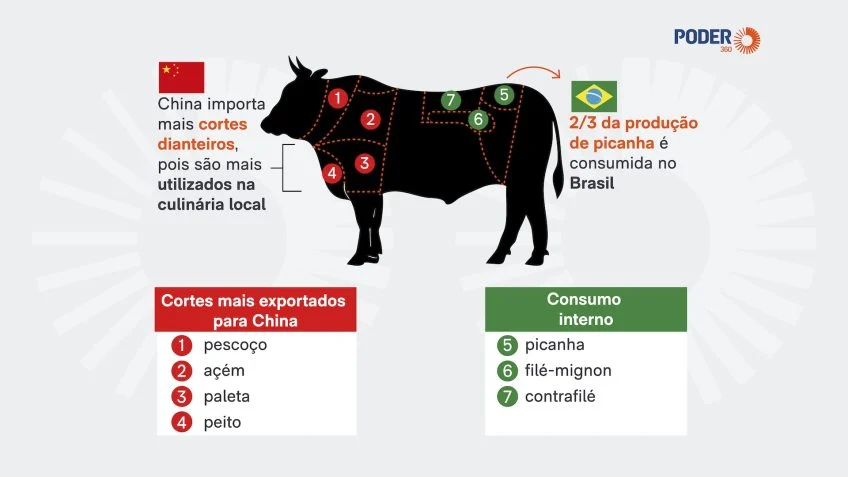 Carne China Brasil