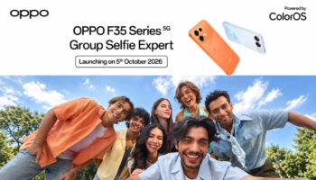 Серия OPPO F35 выйдет в Индии 5 октября: представлен новый Group Selfie Expert и другие обновления